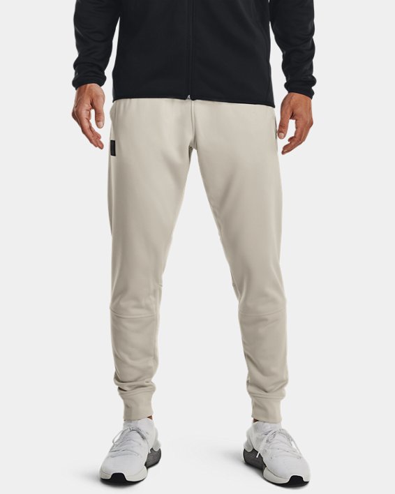Men's Armour Fleece® Storm Pants, White, pdpMainDesktop image number 0